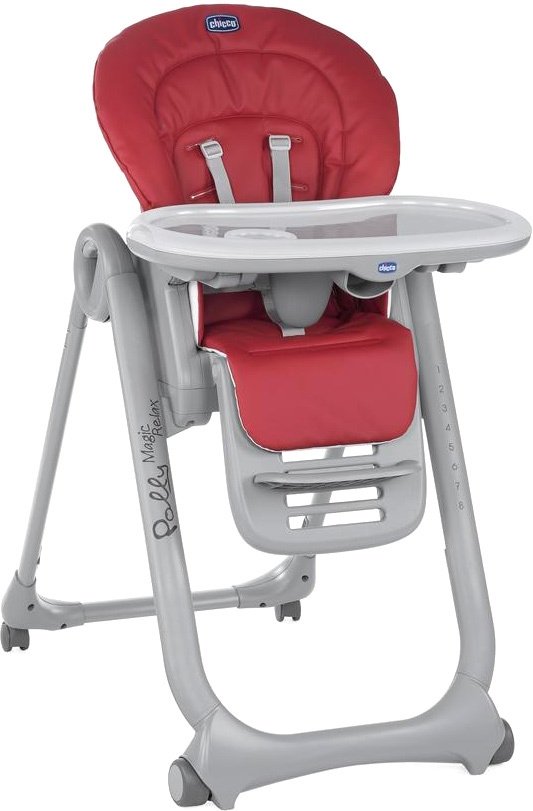 

Высокий стульчик Chicco Polly Magic Relax (красный)