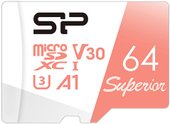 Superior A1 microSDXC SP064GBSTXDV3V20 64GB