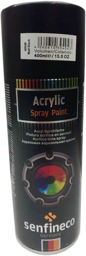 

Автомобильная краска Senfineco Acrylic черный матовый 400мл 4004