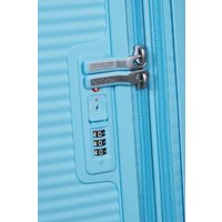 Чемодан-спиннер American Tourister Soundbox Blueberry fizz 67 см