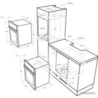 Газовый духовой шкаф MAUNFELD MGOG 673S