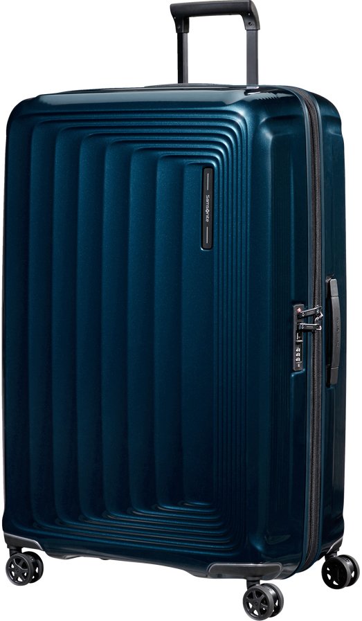 

Чемодан-спиннер Samsonite Nuon Metallic Dark Blue 81 см