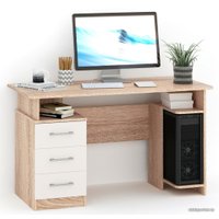 Стол Imperial Гарвард 3ящ 130 (дуб сонома/белый)