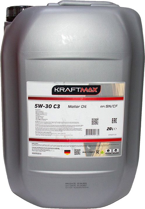 

Моторное масло KraftMax 5W-30 C3 DPF KM607/20 20л