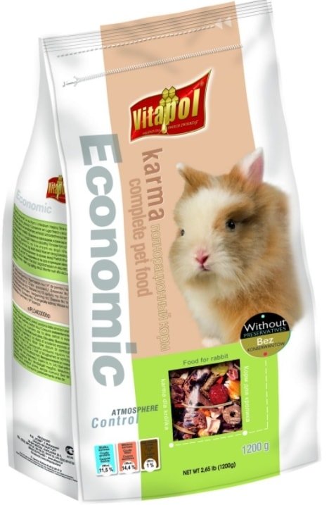 

Корм для грызунов Vitapol Karma Economic для кроликов 1200 г