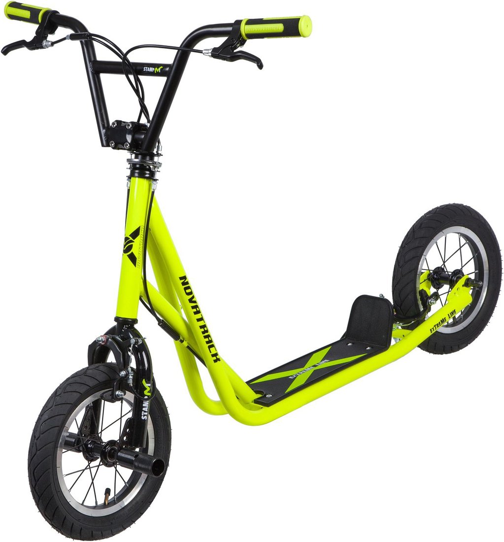 

Двухколесный подростковый самокат Novatrack Stamp N1 Extreme Line (зеленый)