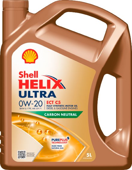 

Моторное масло Shell Helix Ultra ECT C5 0W-20 5л