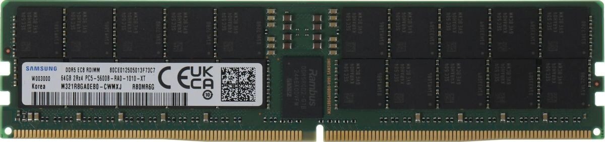 Оперативная память Samsung 64ГБ DDR5 5600 МГц M321R8GA0EB0-CWM