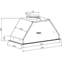 Кухонная вытяжка Schtoff HGT 60 (белый)