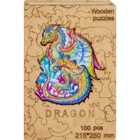 Пазл Мастер Вуд Дракон (100 эл)