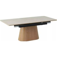 Кухонный стол Signal Monaco 160-200/90 (травертин/дуб)