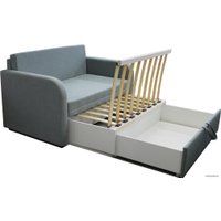 Диван Brioli Пино Т двухместный (рогожка, J1 кремовый)