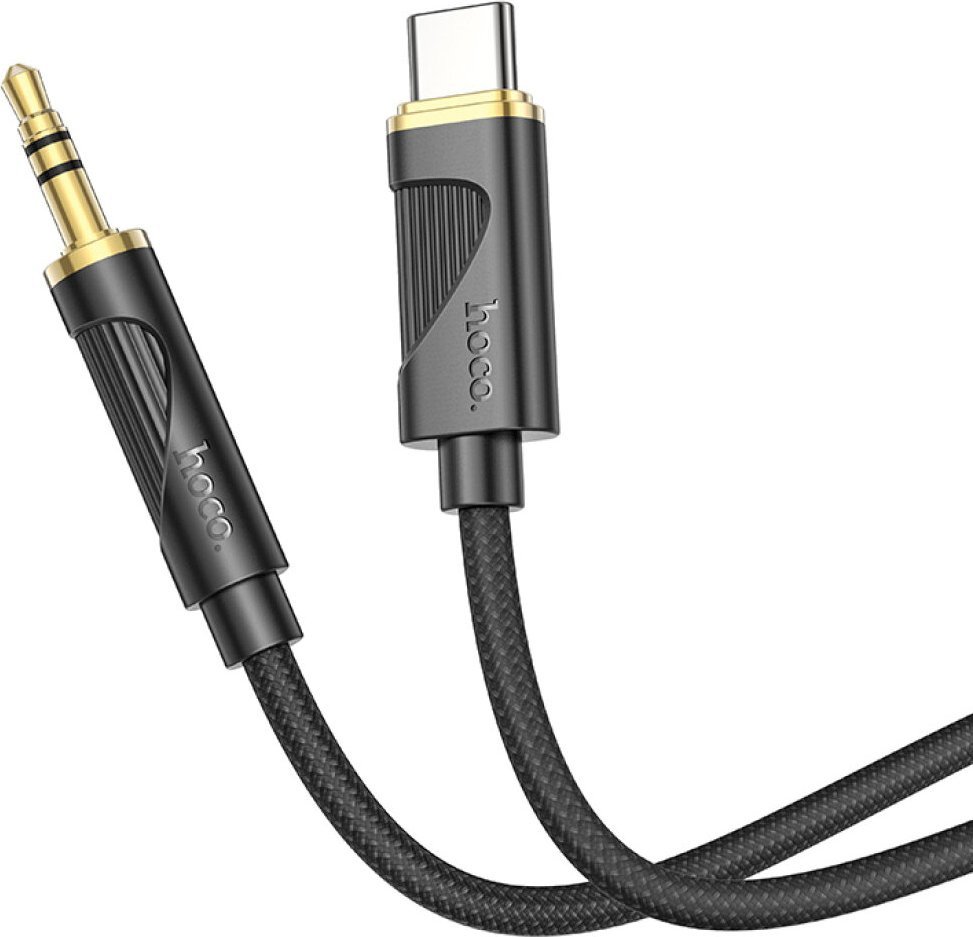 

Кабель Hoco UPA30 USB 2 Type-C - 3.5 мм jack (1 м, черный)
