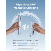 Внешний аккумулятор Ugreen MagFlow PB773 10000mAh (голубой)