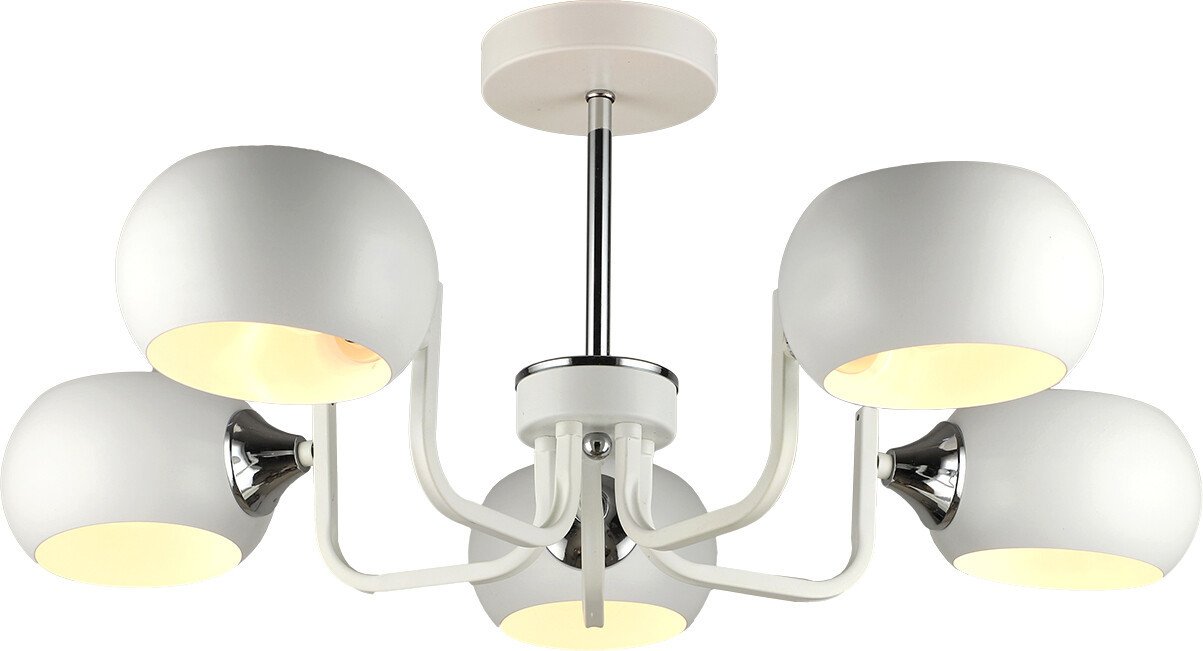 

Люстра средней высоты Imex MD.4914-5-S WH+CH