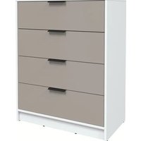 Комод Интерлиния Концепт КТ-К80 Глосс (белый платинум/луна)