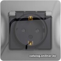 Розетка Schneider Electric Glossa GSL000348 (алюминий)