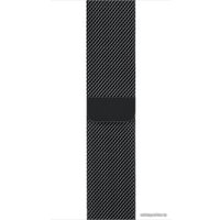 Браслет Apple Миланский сетчатый браслет 42 мм (черный космос) [MLJH2]