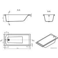 Ванна Santek Фиджи 170Х75 1WH501596