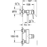 Смеситель Grohe BauClassic 32867000