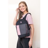 Городской рюкзак Grizzly RXL-327-3 (черный/розовый)