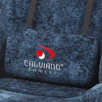 Игровое (геймерское) кресло Calviano Nero (blue plush)