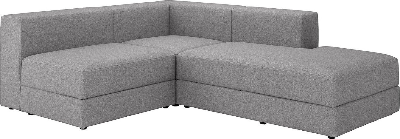 Модульный диван Ikea Jattebo правый/Tonerud серый s29485186