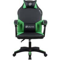 Игровое (геймерское) кресло Оклик Spirit (черный/зеленый)
