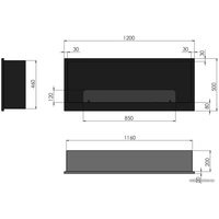Биокамин Infire Inside 1200