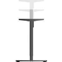 Стол для работы стоя ErgoSmart Electric Desk Slim 1380х800х18 мм (дуб мореный/черный) в Солигорске