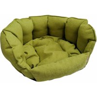 Лежак Happy Friends Ракушка Амелия - оливковая stm 606