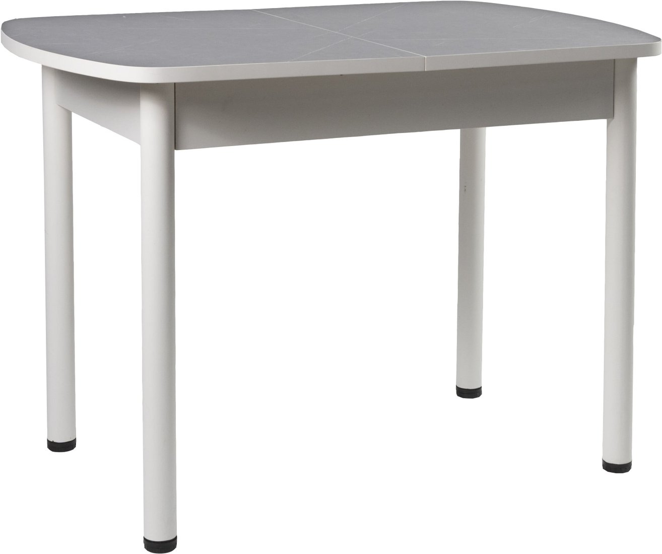 

Кухонный стол ВВР Раздвижной пластиковый (Будда/прямое белый)