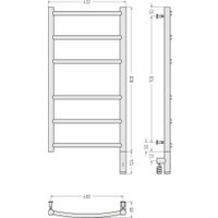 Полотенцесушитель Сунержа Галант 3.0 80x40 00-5801-8040