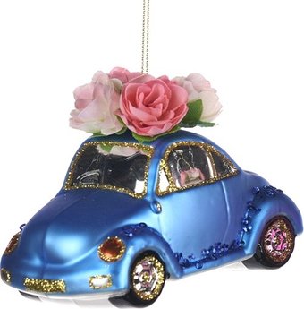 Елочная игрушка Goodwill Xmas 2024 Автомобиль YA 92645_1 (синий)