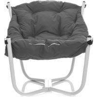 Кресло M-Group Чил 29360109 (2 шт, белый/серая подушка)