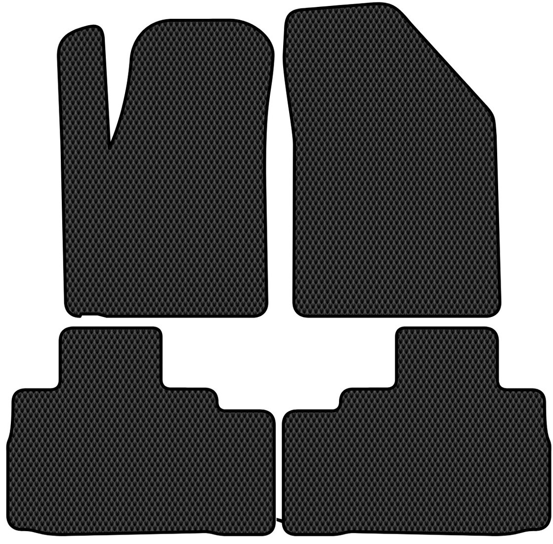 

Комплект ковриков для авто Alicosta Evolute i-Space I (suv / Гибрид) 2023 - Н.В. (черный, ромб)