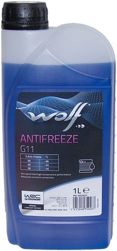 Антифриз Wolf G11 Antifreeze 1л (концентрат)
