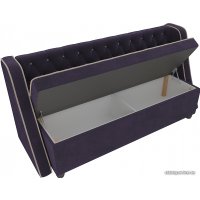 Диван Лига диванов Лофт 104551 (велюр, фиолетовый)