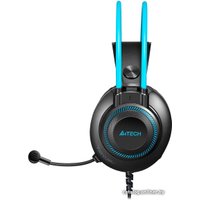 Наушники A4Tech Fstyler FH200U (черный/голубой)