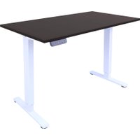 Стол ErgoSmart Electric Desk Light 1200х650х18 мм (дуб темно-коричневый/белый)