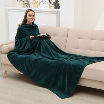 Плед Этель 9849732 (150x200, изумрудный)