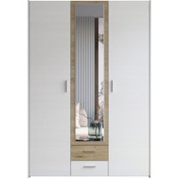 Шкаф распашной Евва Венеция ВН-3D1Z2S (бодега белый/гикори кингстон)