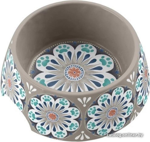 Миска TarHong Carmel PVA3071PBMCN (бежевый с рисунком)