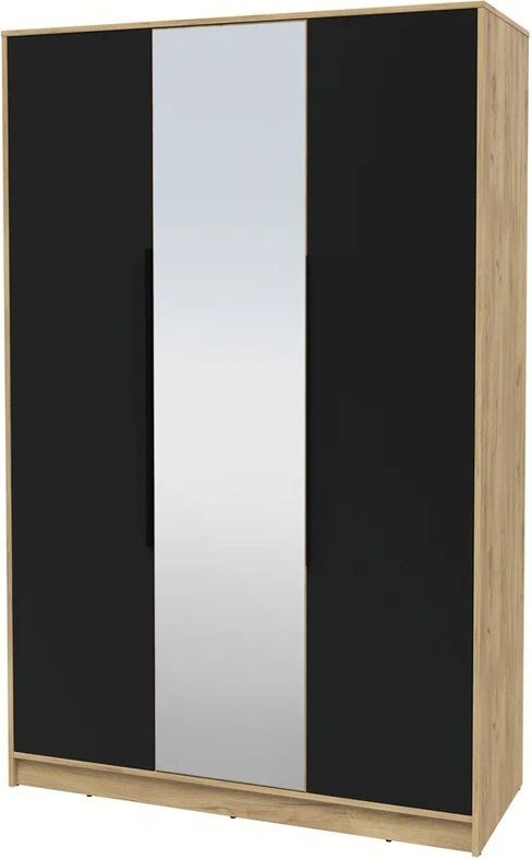 

Шкаф распашной Интерлиния Концепт КТ-Ш3з (черный/дуб золотой)