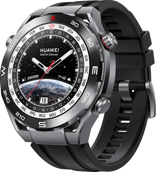 

Умные часы Huawei Watch Ultimate (черные скалы)