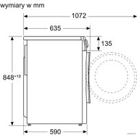 Стирально-сушильная машина Bosch Serie 6 WNA14400EU