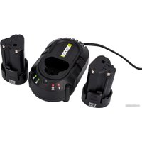 Ударная дрель-шуруповерт Worx Professional WU131X (с 2-мя АКБ, сумка)