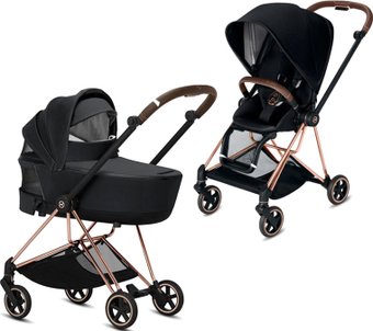Cybex Mios (2 в 1, deep black, рама gold)