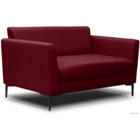 Диван Brioli Куно М двухместный (L16/вишневый)