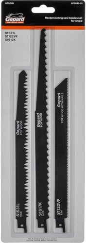 Набор пильных полотен Gepard GP0643-01
